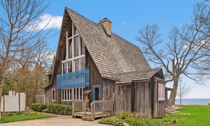 Hingham Cottage | On The Rocks. Lake Michigan Beachfront Home.