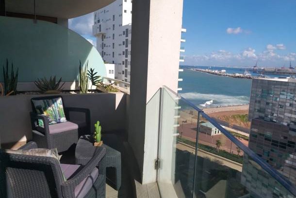Medina Apartment | One bedroom appartement with sea view, enclosed garden and wifi at Casablanca
