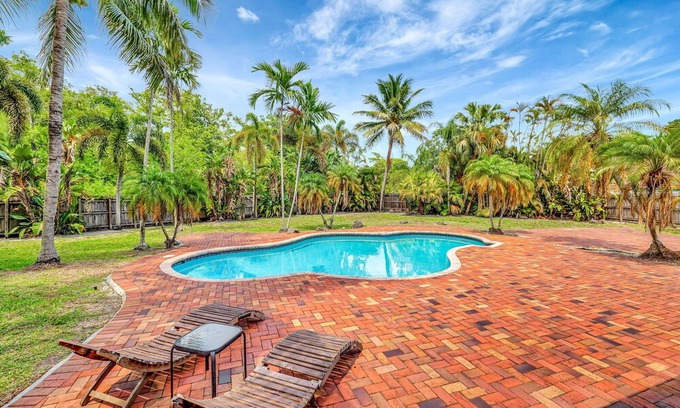 Tamarac House | Palm Tree Paradise House with Private Pool!