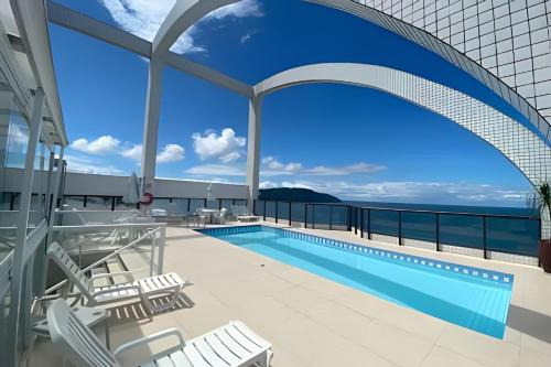 Boqueirao Apartment | Paraíso Frente ao Oceano: Vista Deslumbrante