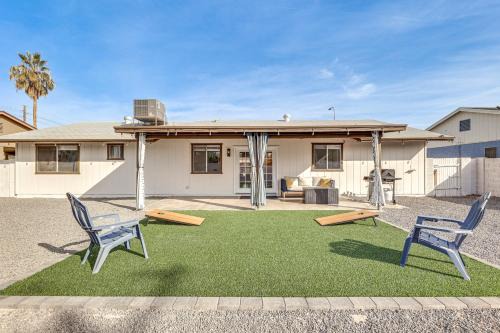 Chandler House | Patio Seating and Fire Pit Family Home in Chandler!