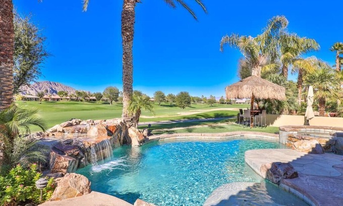 La Quinta Villa | PGA West, private pool and spa outdoor covered TV