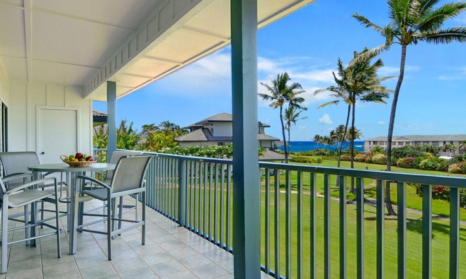 Poipu Condo | Poipu Sands at Poipu Kai #224 By Parrish Kauai - ocean view & walk to the beach!