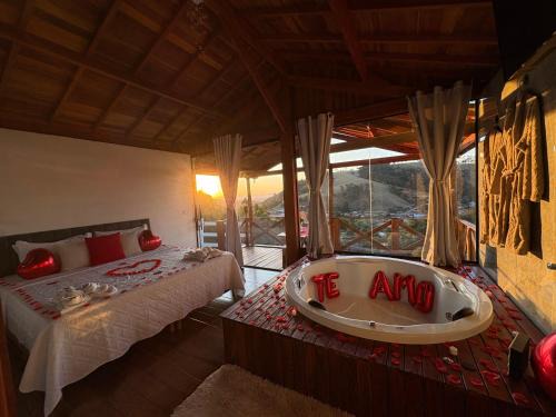 Camanducaia House | Pousada da Cachoeira - Chalé pôr do sol