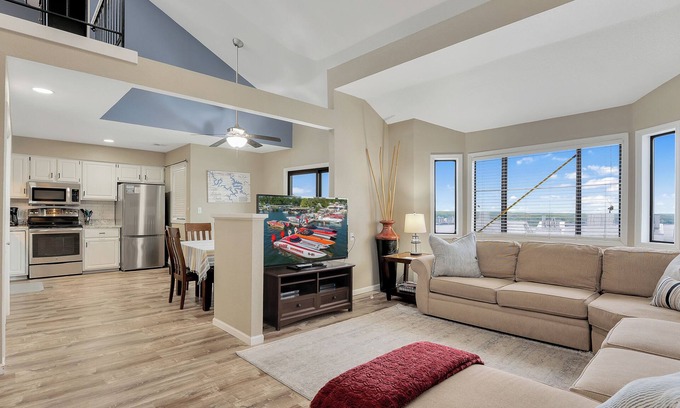 Osage Beach Condo | PRIME Location ~Main Channel View~ Surrounded by entertainment
