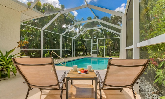 Vero Beach South House | Private Heated Pool & Beach House: 3 King Beds , TVs throughout, 1000mbps WiFi