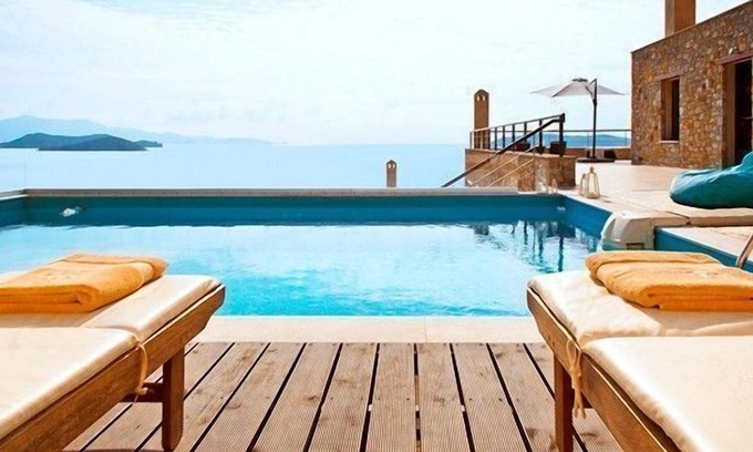 Katsarou Villa | R 435 Villa with Private Pool Sea View Daily Maid Service