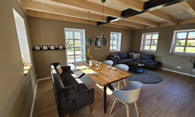 Rysum House | Relax in the newly built vacation home Mühle 5 with sauna, up to 6 pers.