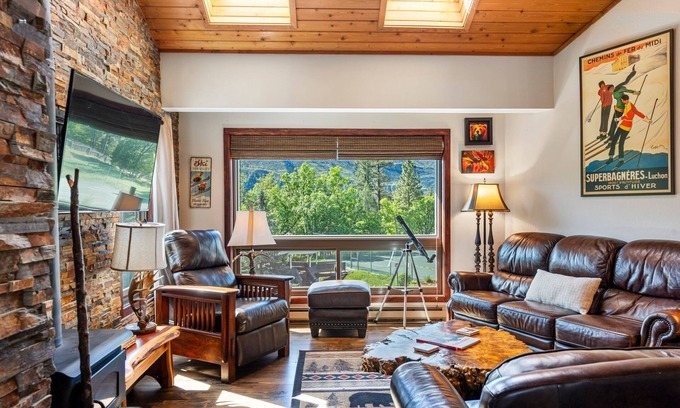Durango - Purgatory Condo | Renovated condo with woodstove, 2 balconies, W/D & view of railroad