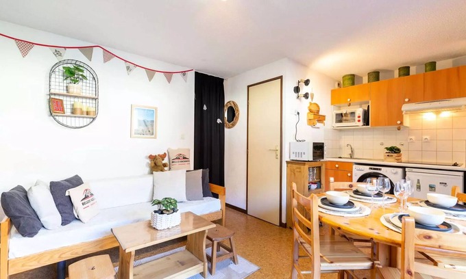 Vignec Apartment | Residence Hameau Du Parc - Rental apartment 6 people Vielle Aure Near cable car