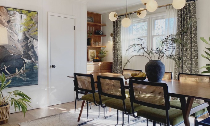 Alexander House | Retro Retreat with Hot Tub Near Downtown Asheville *Safe from Hurricane Helene*