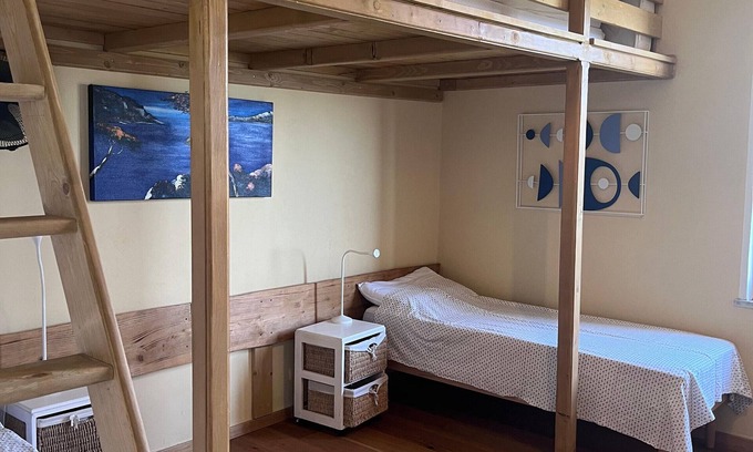 Castiglione Chiavarese Apartment | Room 'Stanza 2 Con Bagno Privato Separato' with Sea View, Shared Terrace and Wi-Fi