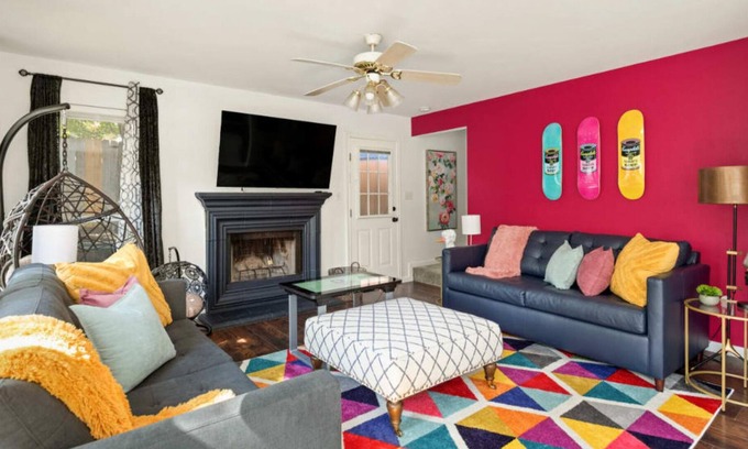 Round Rock House | Round Rocker No Service Fees Backyard BBQ