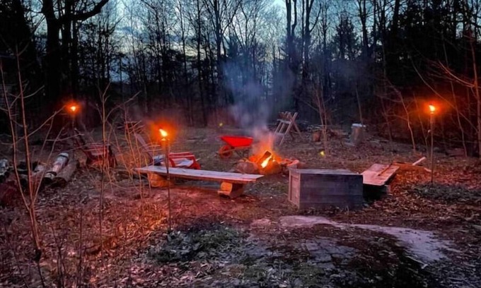 Bobcaygeon Cabin | Rustic Glamping Cabin in the Forest