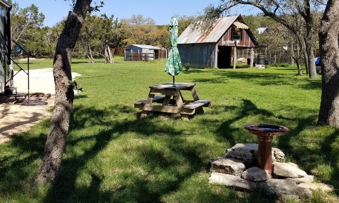 Wimberley RV Rental | RV Camp Site 2 50amp. Campsite ONLY. Guests must have a Recreational Vehicle.