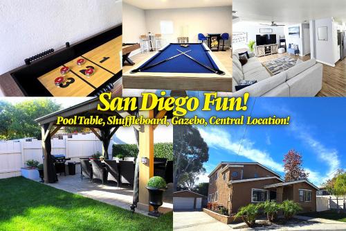 Linda Vista House | San Diego Fun-Gameroom & Gazebo-Centrally Located!