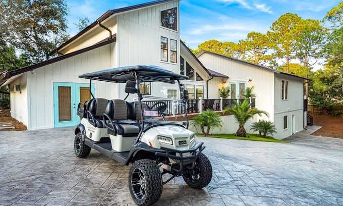 Gulf Pines House | Save Sept–OctPrivateBch*HeatedPool*GolfCart*Bikes*