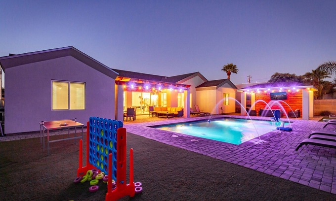 Paradise Valley Village House | ScottsdaleStays-The Ultimate 10BDRM-6BATH Estate – Huge Pool, Spa, Sport Courts.