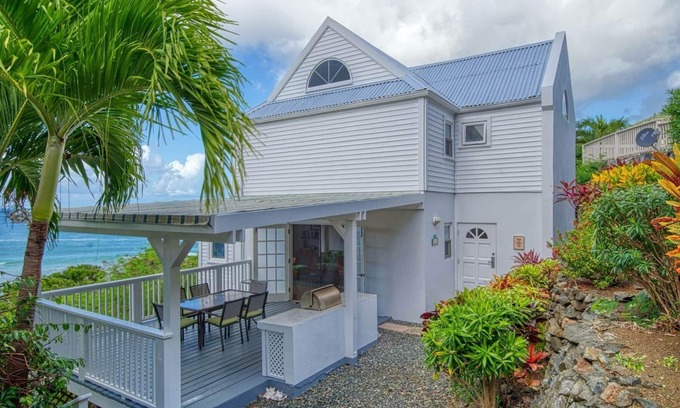 West End Villa | šSeabreeze - fantastic views of Jost Van Dyke, Sandy Cay & Long Bay Beach