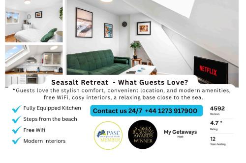 Worthing Apartment | Seasalt Retreat By My Getaways