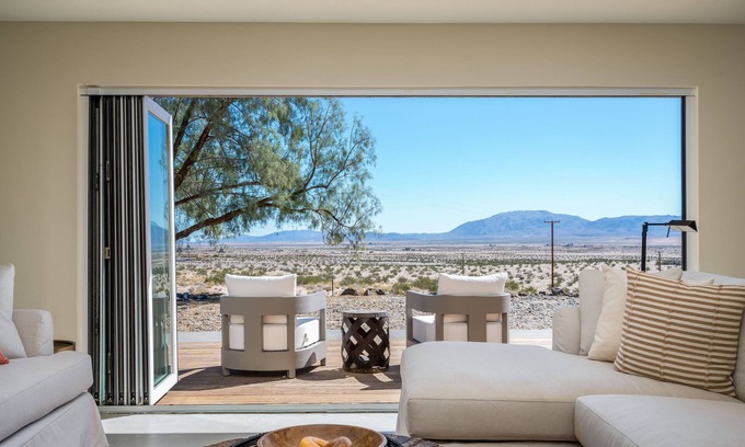 Wonder Valley House | Secluded 15 Acre House with a pool and boulder views!