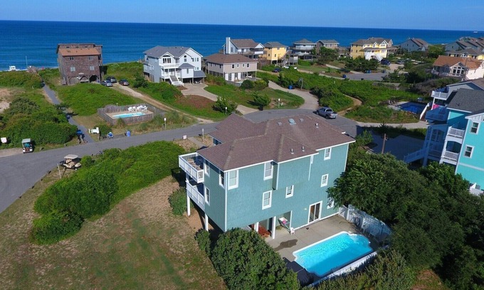 Duck House | Semi-Oceanfront, Ocean Views, Private Pool, Hot Tub, CI1, Ocean View