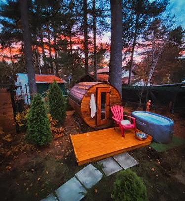 Rawdon Ski Chalet | Serene Getaway Rawdon Nordic Spa, Sauna, Nature and Pool