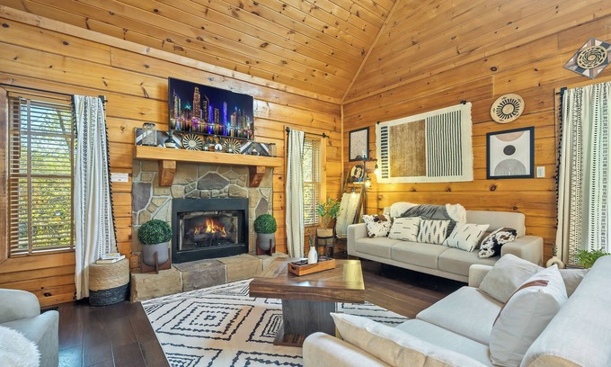 Sevierville Cabin | Serenity Now at Douglas Lake-Pet Friendly-Hottub-Pool table, Ping Pong, Foosball