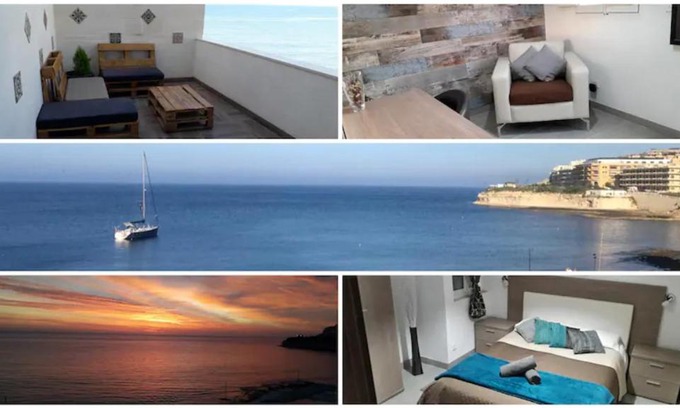 Marsalforn Apartment | Serenity Sea-view Maisonette