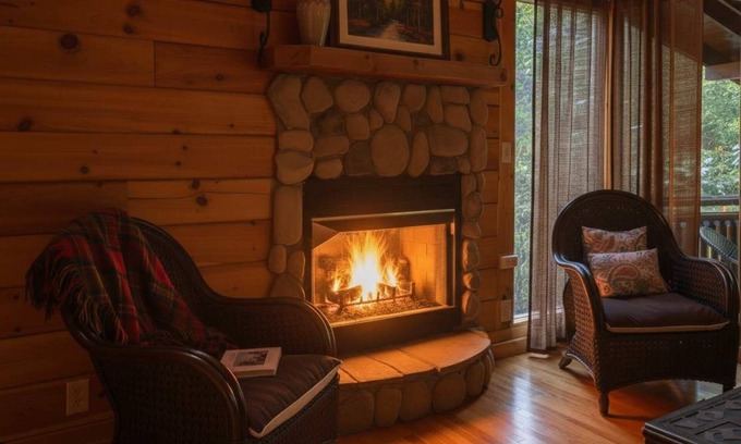 Sevierville Ski Chalet | ‼️Sevierville Cabin | Mtn Views, BBQ & Hot Tub