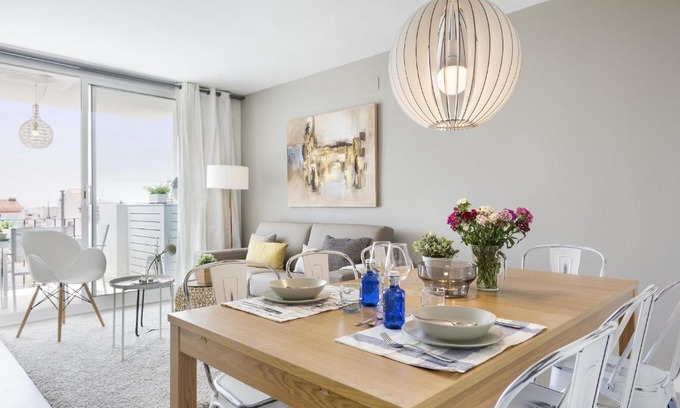 Sitges Town Center Apartment | Sitges Spaces Oasis Penthouse 3 Bedroom, 2 Bathroom, Terrace, Pool, Sleeps up to 6
