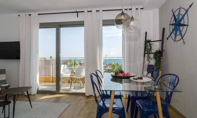 Sitges Apartment | Sitges Spaces Sea View Oasis- 1 Bedroom/1 Bath/Terraces/Sea Views- Sleeps 4