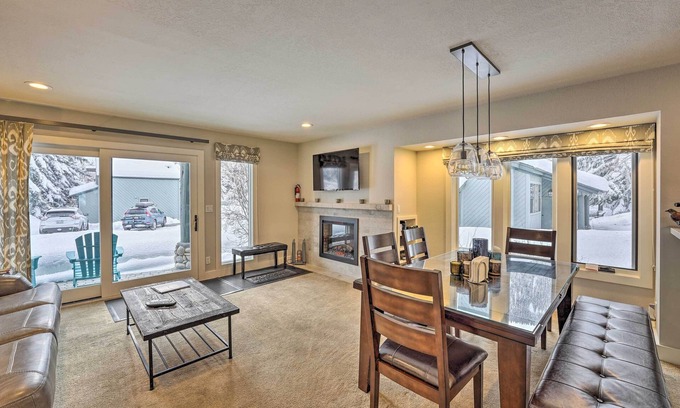 Warm Springs Condo | Ski-In/Out Sun Valley Condo: First-Floor Unit!