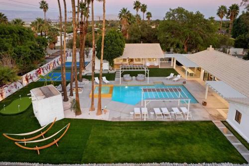 Racquet Club West House | Solaris - Modern Mediterranean Estate with Pool, Spa and Fire Pit #68003