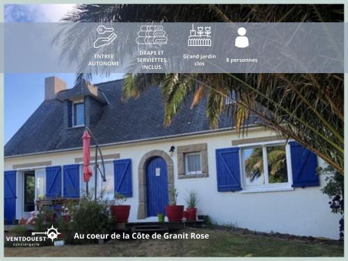 Tregastel House | Spacieuse Maison Familiale avec Jardin 8 personnes Trégastel