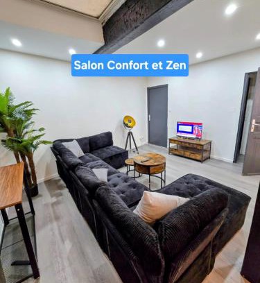 Foix Apartment | Spacieux 3 chambres centre Foix - 2 sdb et 2 wc - Parking gratuit à 1 Minute