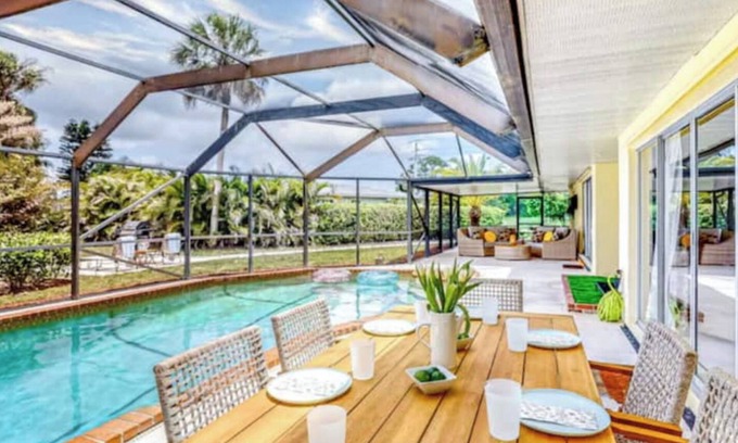 Port Saint Lucie House | Spacious 4BR Lakefront Getaway – Pool, Hot Tub & Family Fun Near Everything!