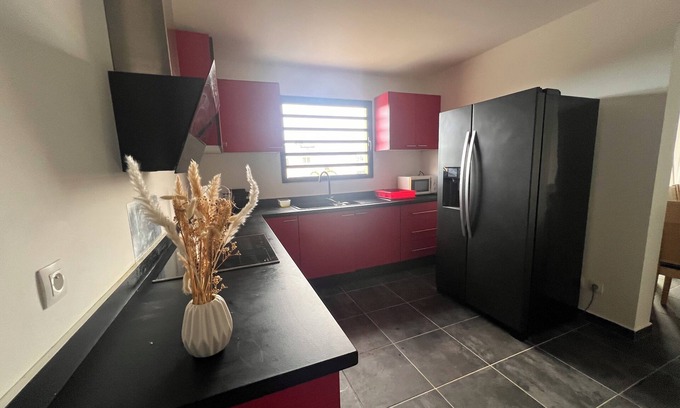 Sainte-Suzanne Apartment | Spacious haven of peace, T3 two-bedroom apartment with Eco-Farm garden