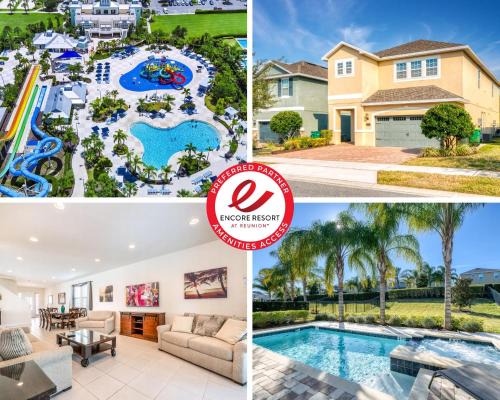 West Kissimmee House | Spacious Home With Private Pool And Hockey Table Near Disney With Waterpark & Resort Access At Encore Resort - 7501Mr