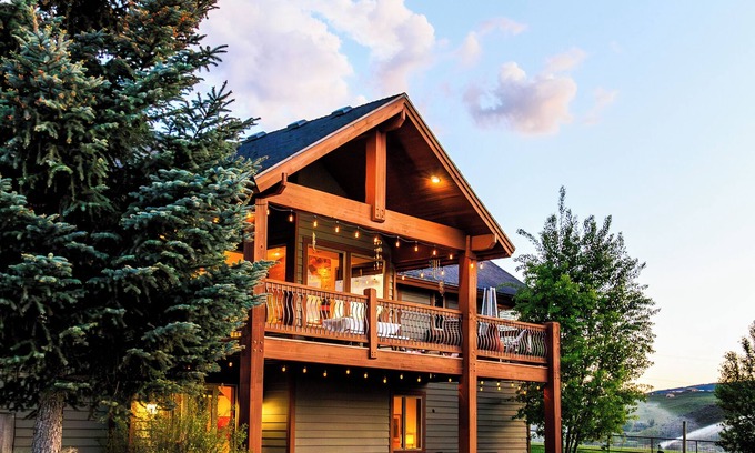 Coalville House | Spacious Mountain Retreat near Park City with Theater, Views and Hot Tub