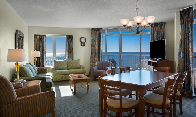Arcadian Shores Resort | Spacious Oceanfront 3 Bedroom Condo + Official On-Site Rental Privileges