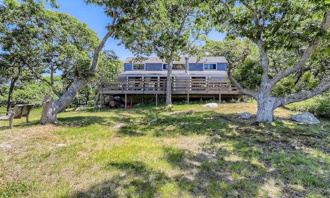 Chilmark House | Spectacular Chilmark Sunset Water Views, Walk to Private Beach, Trails, Tennis!