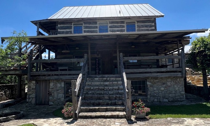 New Braunfels Cabin | Stay at these upscale, historic cabins set in New Braunfels near Guadalupe River