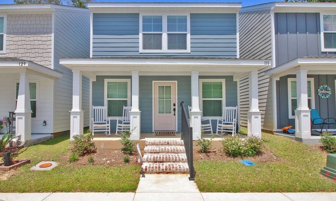 Biloxi House | Steps from the Sand - New 3BR Beach Cottage Near Keesler AFB & Gulf Fun