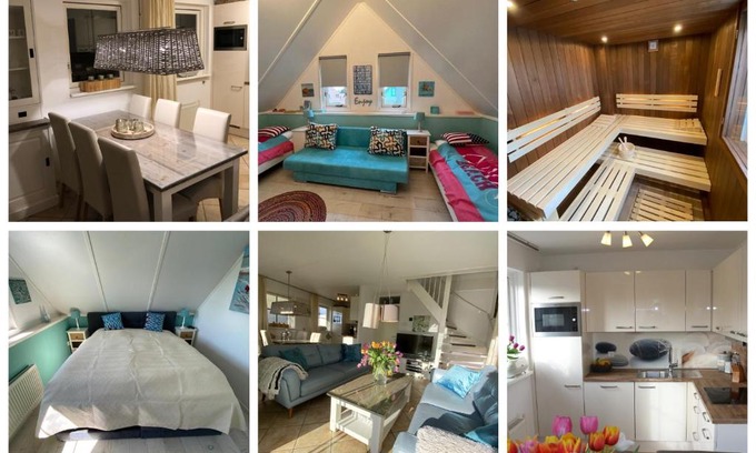 Julianadorp aan zee House | Strandperle 264 mit Sauna und Kamin
