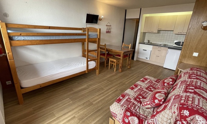 Plagne Centre Apartment | Studio 3 Places Vue Mont Blanc - Plagne Centre