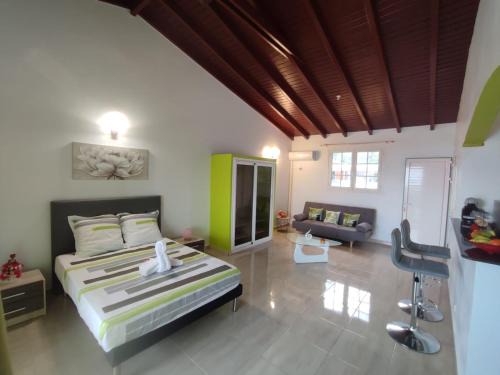 Capesterre-Belle-Eau Apartment | Studio Fressinette ou F3 Charme Exotique - Capesterre-Belle-Eau, balcon, vue mer et proche plage