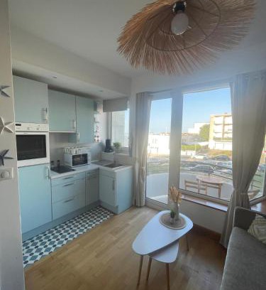 Malo-les-Bains Apartment | Studio L'îlot bleu Vue mer
