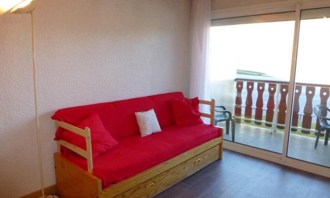 Cognet Apartment | Studio pour 4 pers avec balcon, TV, cuisine équipée, à 50m des pistes - Alpe d'Huez - FR-1-405-101