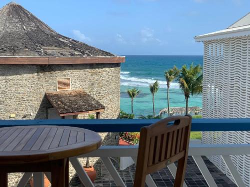 Saint-Francois Apartment | Studio vue mer dans une résidence créole avec piscine et lagon